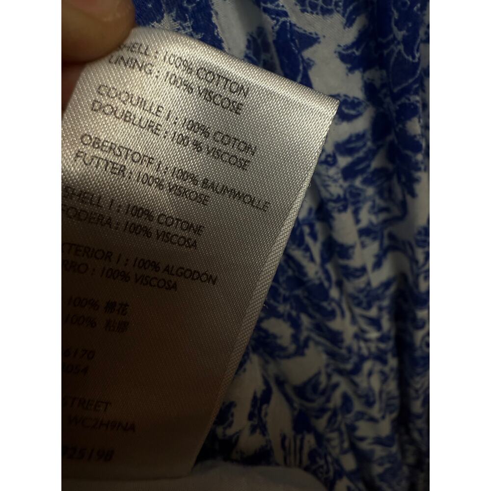 Free People Kikas Printed Maxi Dress in Floral Blue Combo Sz. XS - Picture 8 of 8